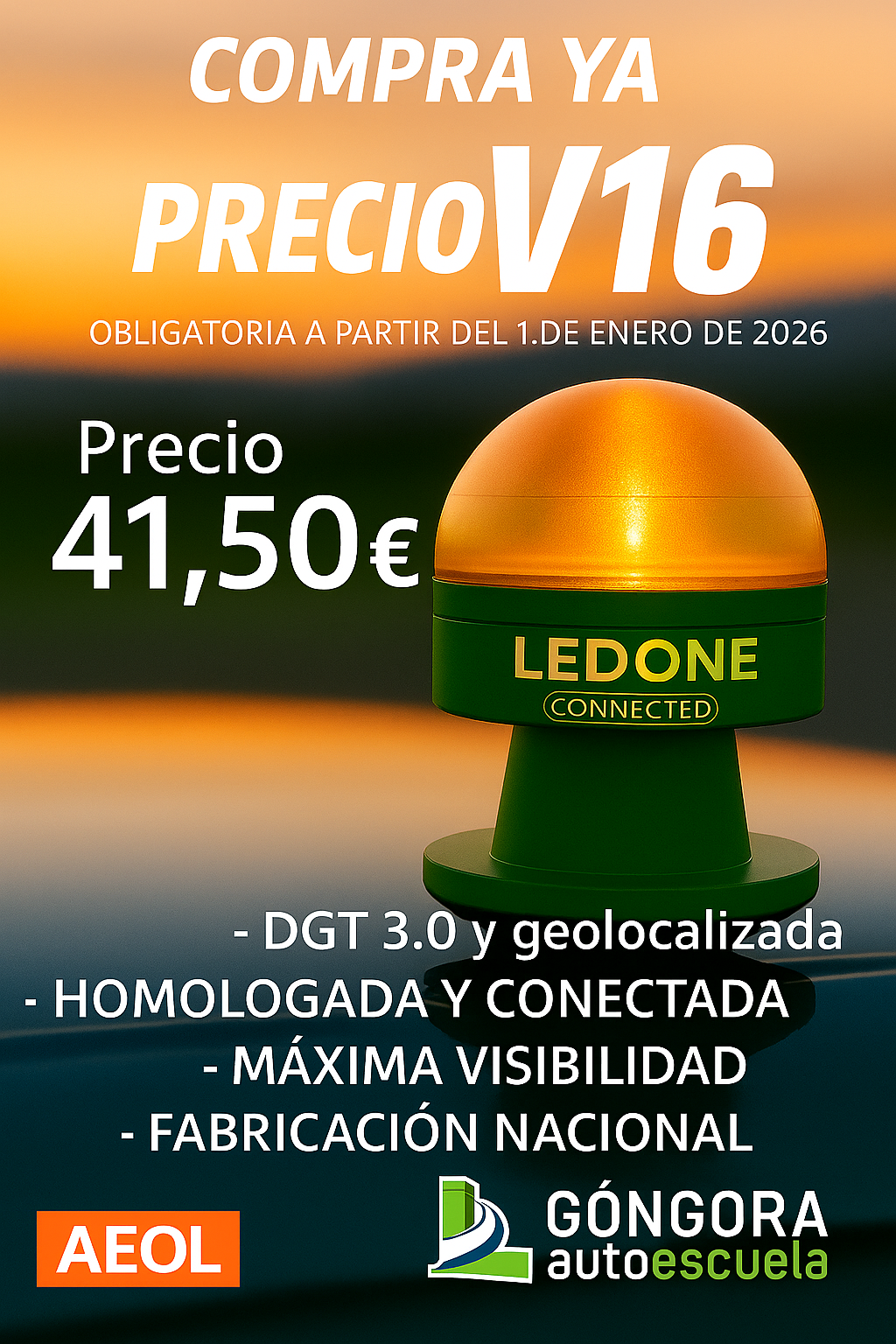 Luz V16 comprar en cordoba